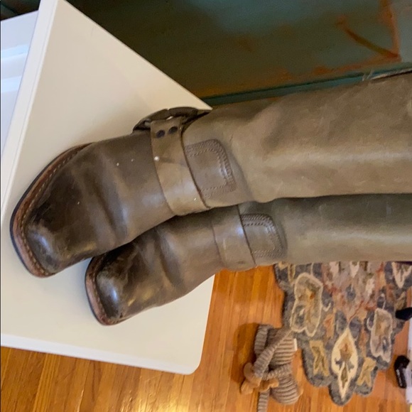 Rare Green Frye Harness Boot - Picture 2 of 7